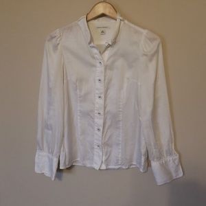Banana Republic White Button Down Shirt